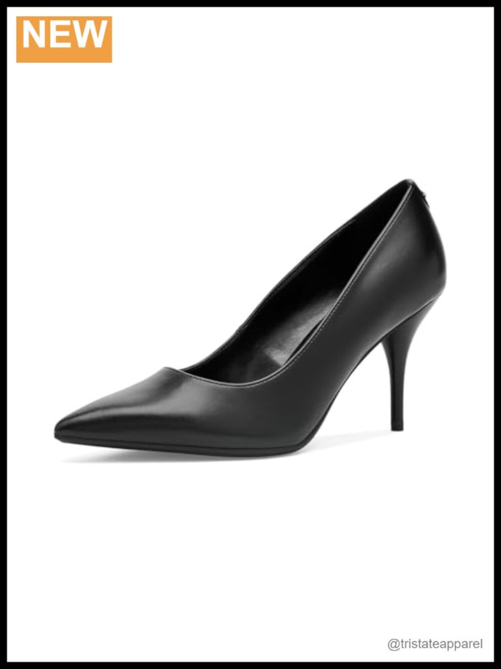 Calvin Klein Cochi Faux Leather Stiletto Heel Pointed Toe Pump